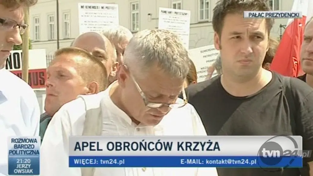 Apel obrońców krzyża