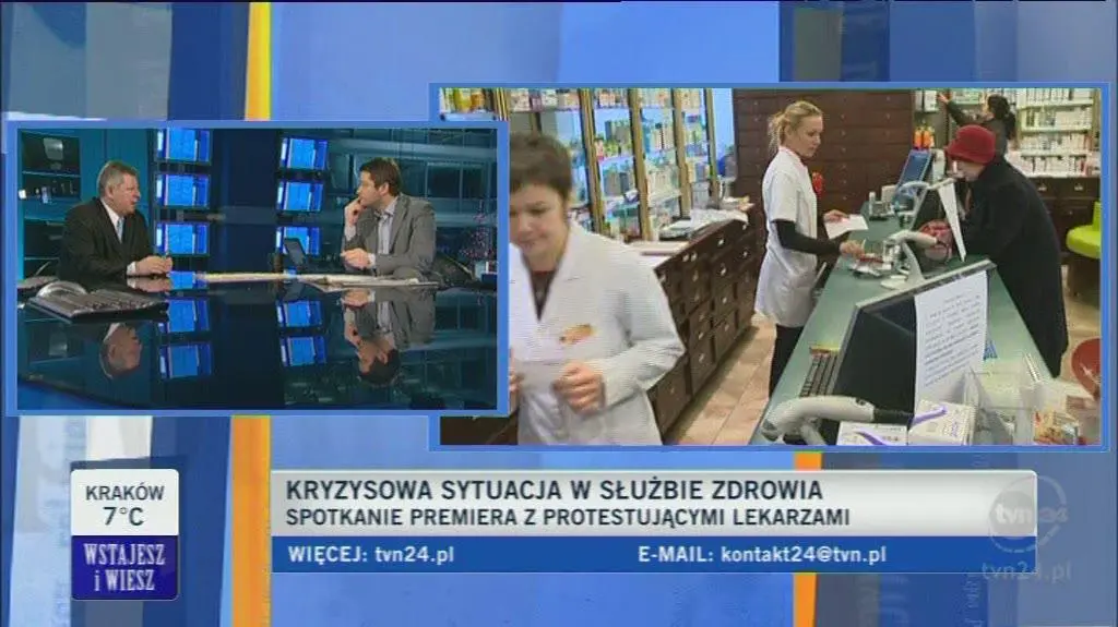 Aptekarze też boją się konsekwencji (TVN24)