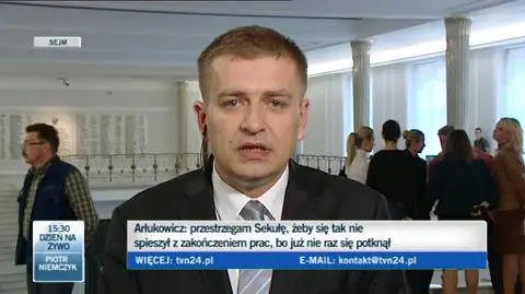 Arłukowicz: Sekuła się kompromituje