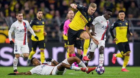 Gol Neymara na nic, Borussia miała Haalanda. Niemiecki klub bliżej awansu