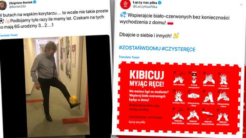 PZPN zachęca do mycia rąk, Boniek z kolejnym wyzwaniem. "To wcale nie takie proste"