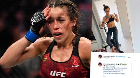 Joanna Jędrzejczyk dochodzi do siebie po brutalnej walce. "Na mnie wszystko 'goi się jak na psie'".