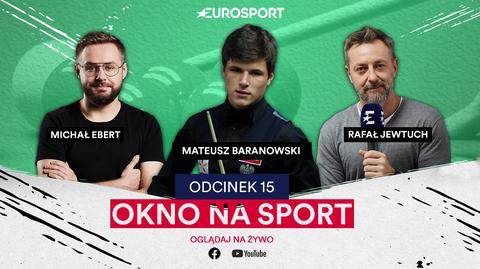 "Okno na sport" przy zielonym suknie. Gościem Mateusz Baranowski