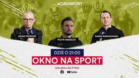 Kolarski wieczór w Eurosporcie. Piotr Wadecki w "Oknie na sport"