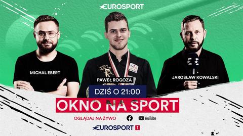 Wicemistrz Europy w snookerze gościem "Okna na sport" o 21
