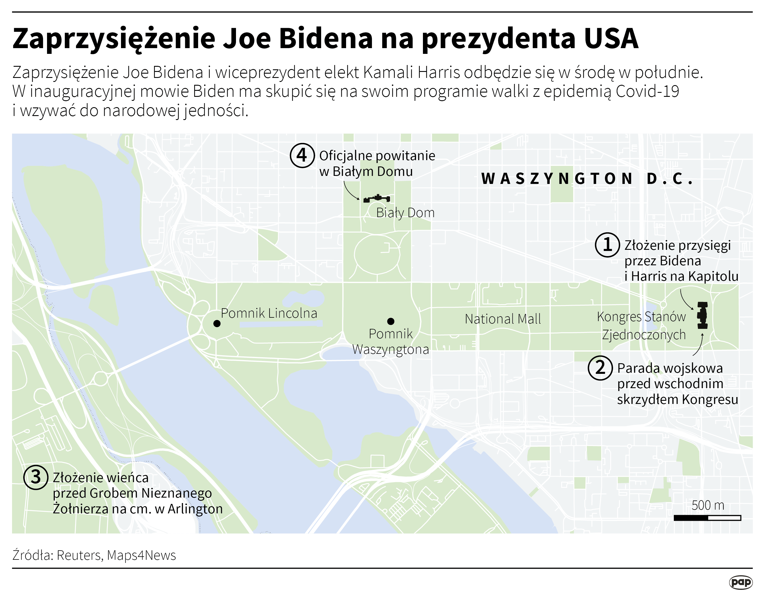 Zaprzysiężenie Joe Bidena na prezydenta USA 