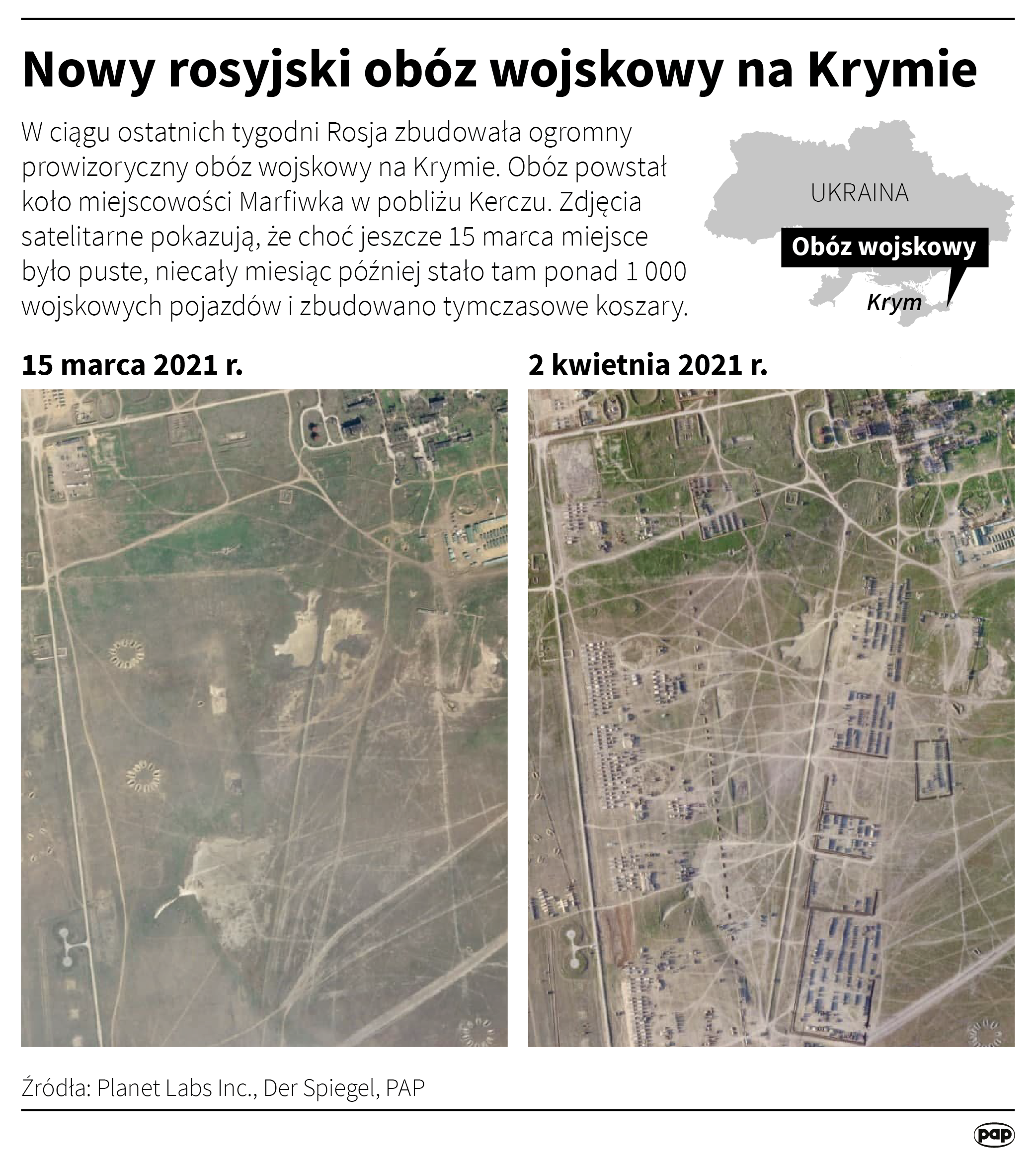 Nowy rosyjski obóz wojskowy na Krymie 