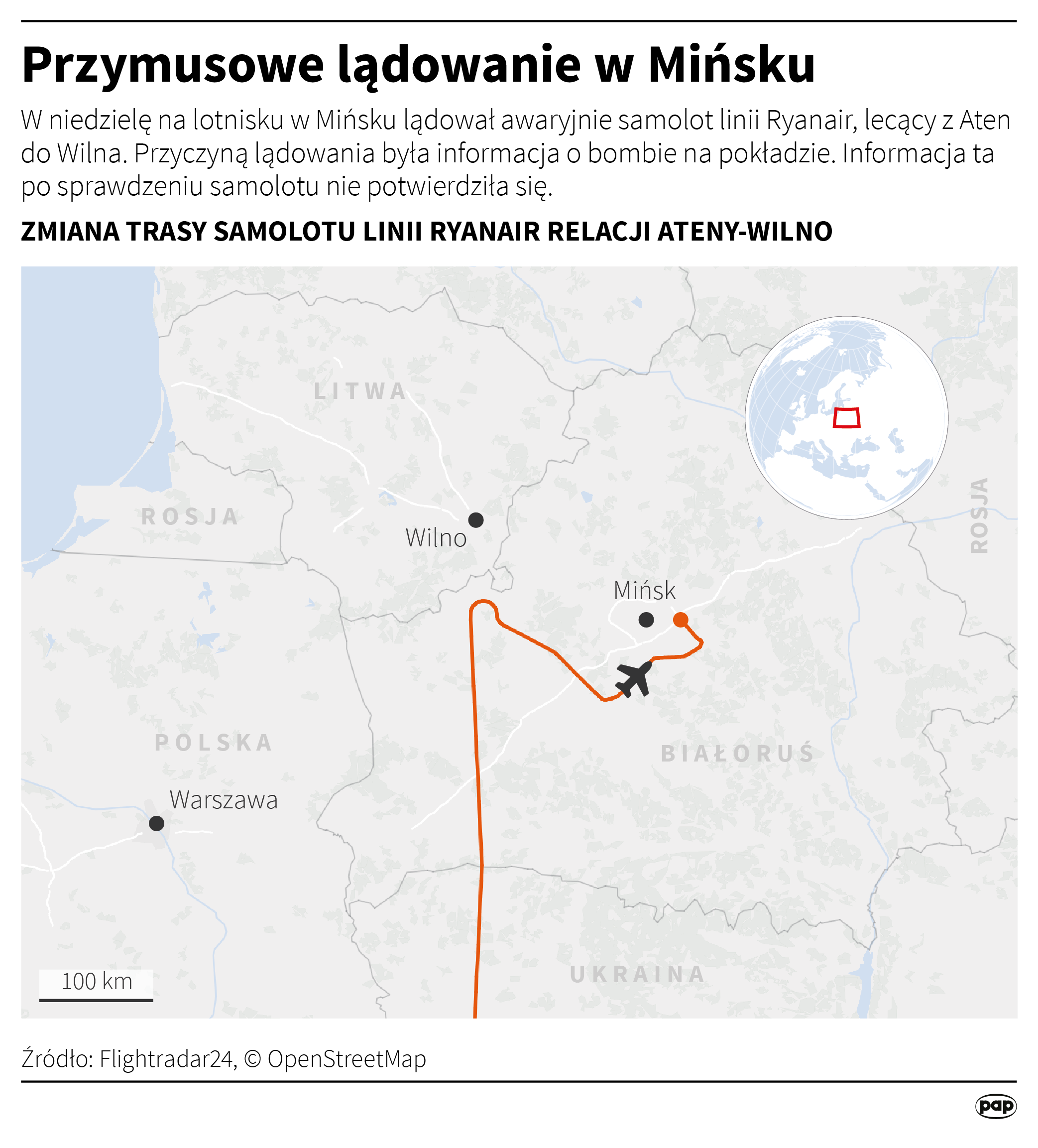 Aktualnie czytasz: Łukaszenka w pierwszym wystąpieniu po przejęciu samolotu