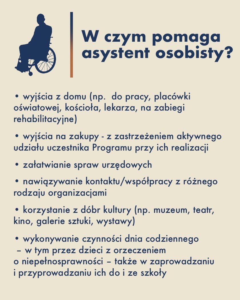 Na czym polega pomoc asystenta osobistego?
