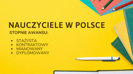 Stopnie awansu zawodowego nauczycieli