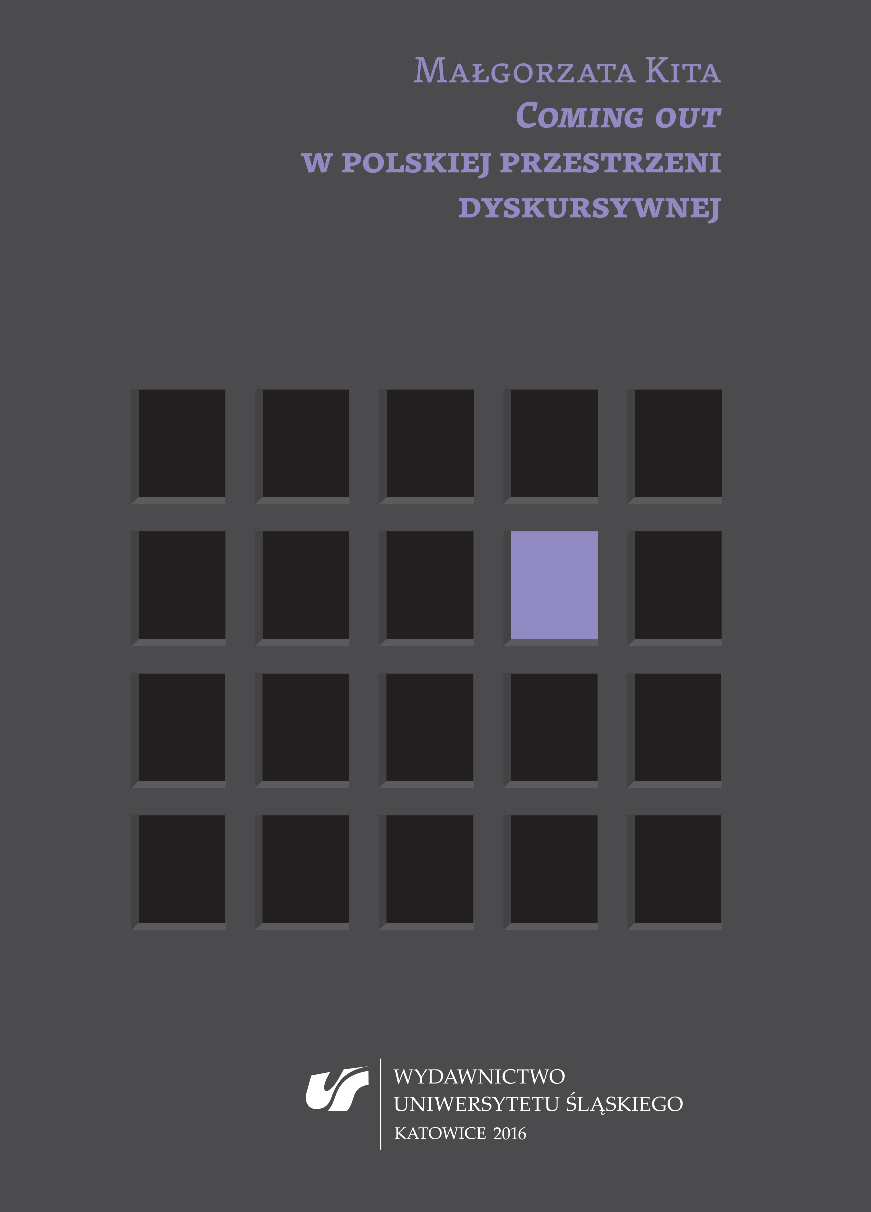 Okładka książki "Coming out"