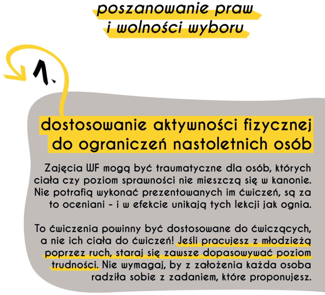 Fragment poradnika "Spójrz na siebie"