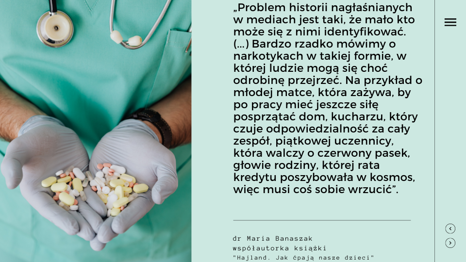 Dr Maria Banaszak o narkotykach