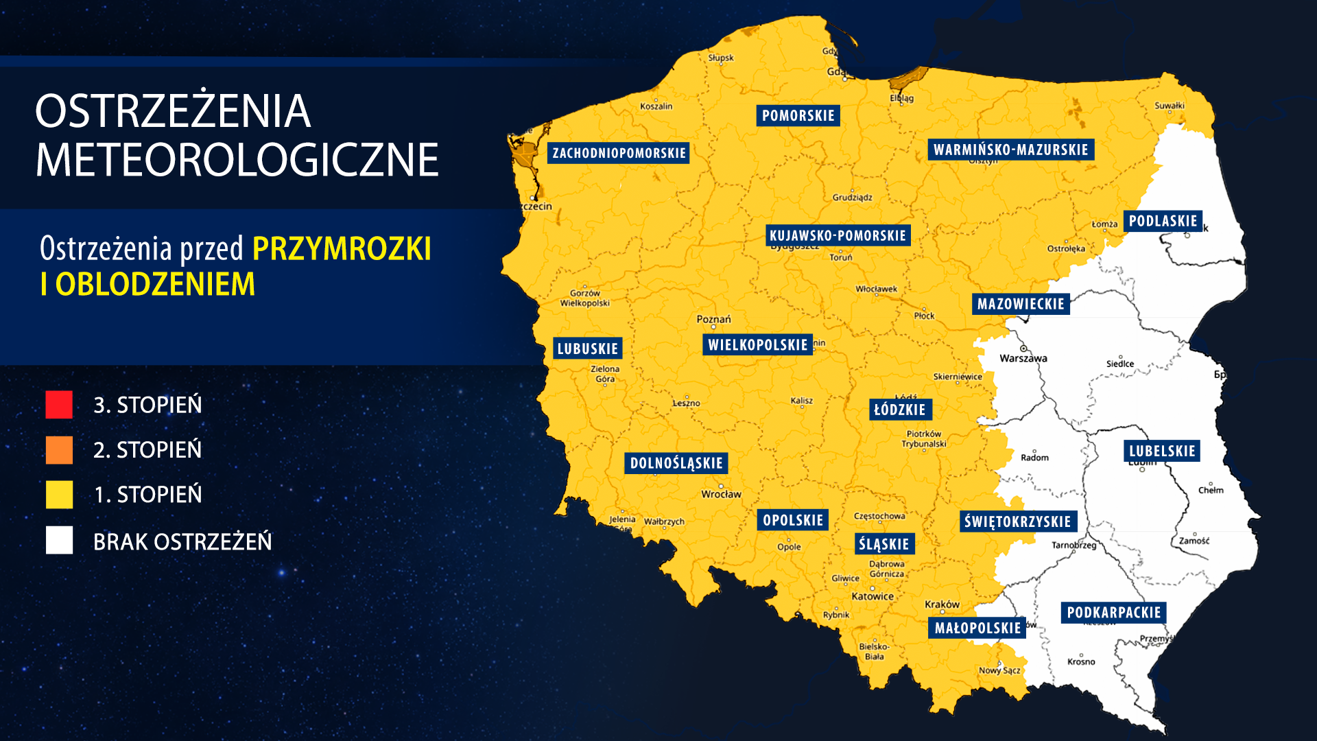 Ostrzeżenia meteorologiczne IMGW