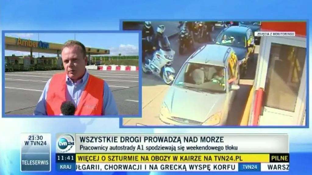 Autostrada stoi, bo kierowcy są nie przygotowani do płatności