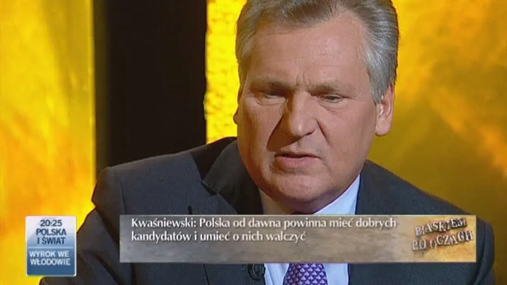 B. prezydent o walorach Jerzego Buzka: Przystojny...