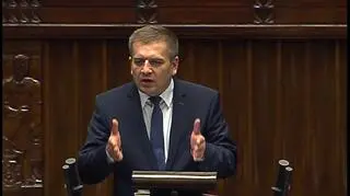 Bartosz Arłukowicz rozpoczyna przemówienie 