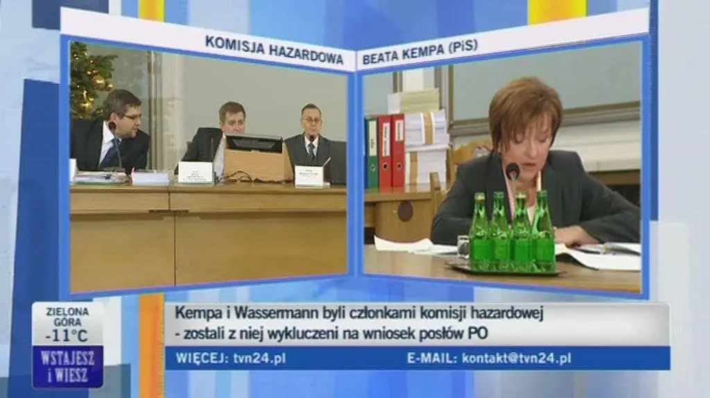 Beata Kempa czyta stenogramy rozmów "Zbycha" i "Rysia"