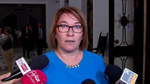 Beata Mazurek i Małgorzata Kidawa-Błońska o ukaraniu Nitrasa