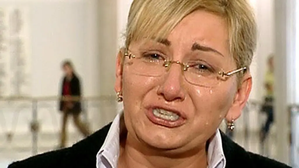 Beata Sawicka płakała przed kamerami