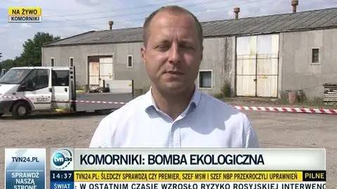 Beczek z chemikaliami jest w Komornikach o wiele więcej 