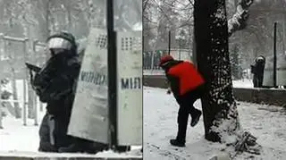 Berkutowiec strzela do ratownika medycznego