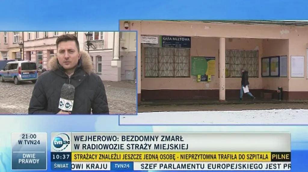 Bezdomny zmarł w radiowozie Straży Miejskiej