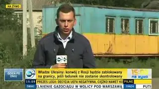 "Biały konwój" staje pod granicą