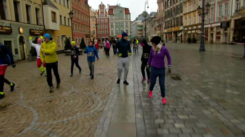 Bieg tyłem we Wrocławiu 