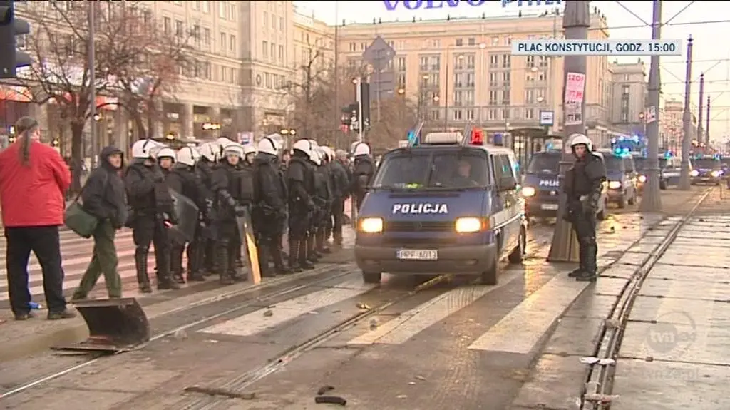 Bilans zamieszek (TVN24)