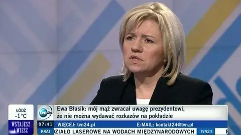 Błasik: rocznicę śmierci męża spędzę na jego grobie