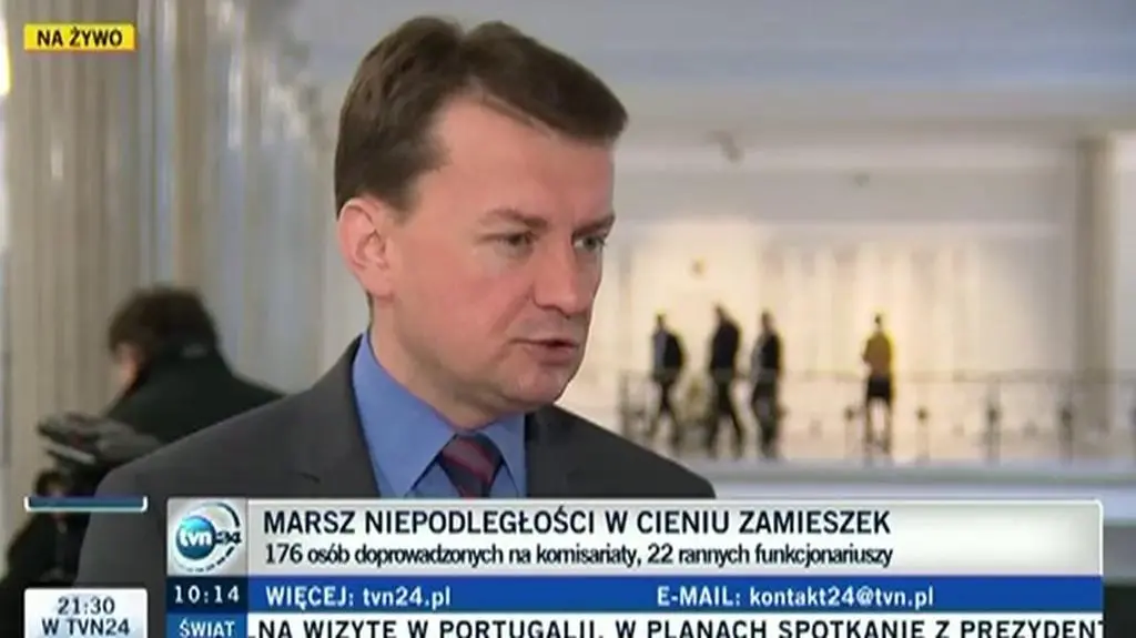 Błaszczak chce zwołania komisji spraw wewnętrznych 