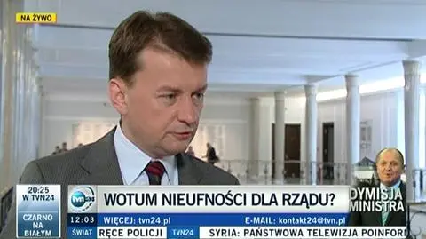 Błaszczak: Palikot jest niewiarygodny