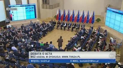 Bloger Rybitzky o ACTA (TVN24)