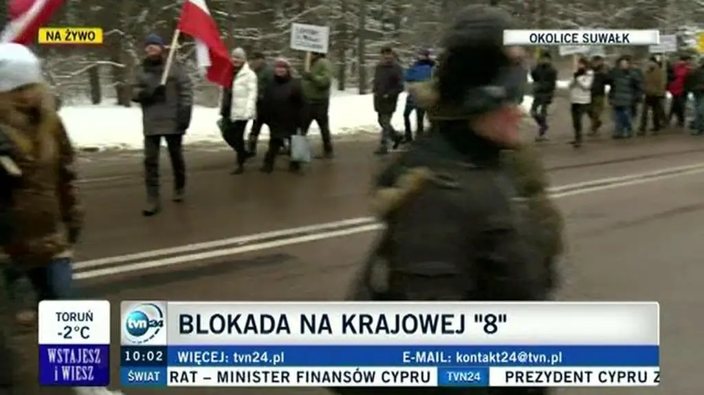 Blokada krajowej "8" 