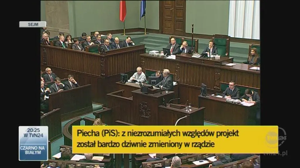 Bolesław Piecha o ustawie (TVN24)