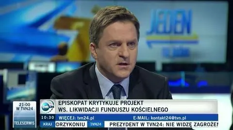 Boni apeluje do biskupów o zaufanie ws. prac nad Funduszem Kościelnym