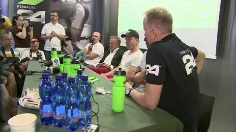 Borys Szyc gotowy do startu 