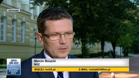 Bosacki: musi być wola zmian ze strony Białorusi