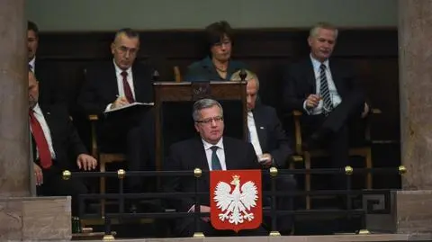 Bronisław Komorowski dobrze ocenia expose Ewy Kopacz 