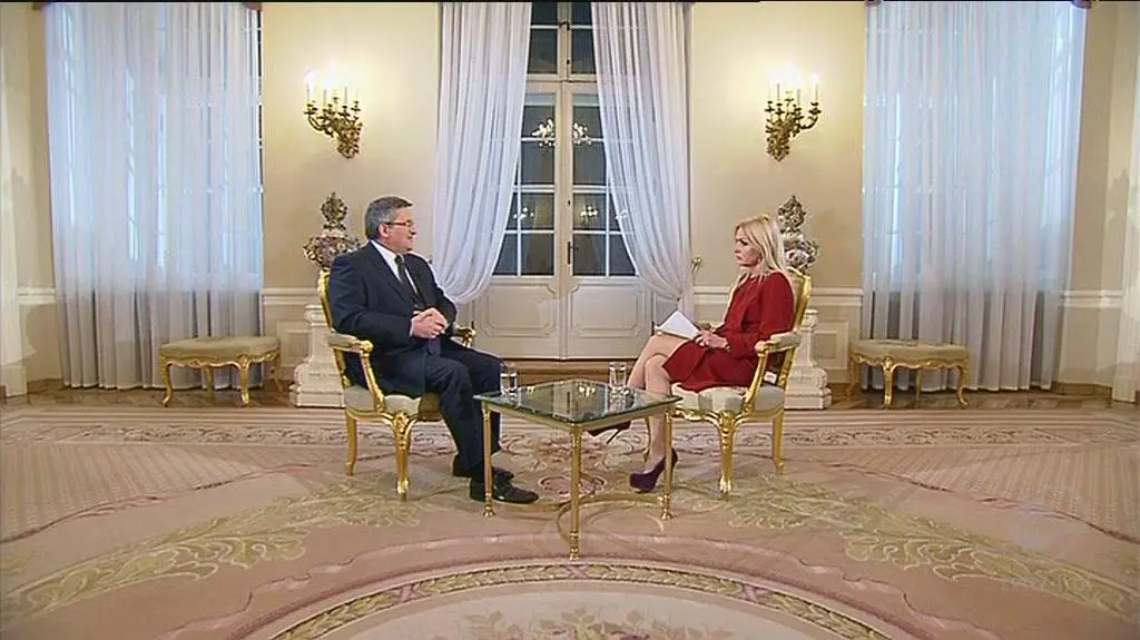 Bronisław Komorowski ocenił postępy śledztwa smoleńskiego (TVN24)