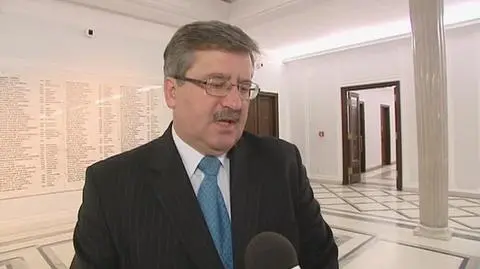 Bronisław Komorowski - Trzeba debaty o immunitecie