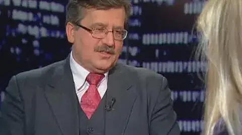 Bronisław Komorowski w "Kropce nad i"
