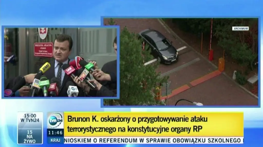 "Brunon K. rozpoczął przygotowania do zamachu na Sejm RP w 2009 roku"