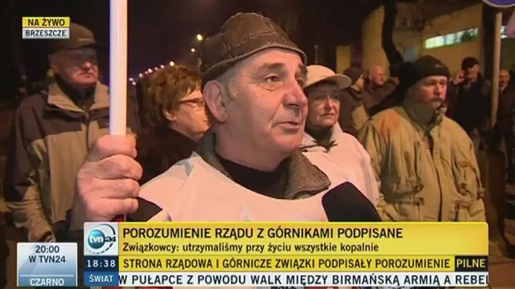 Brzeszcze: reakcja górników na podpisanie porozumienia