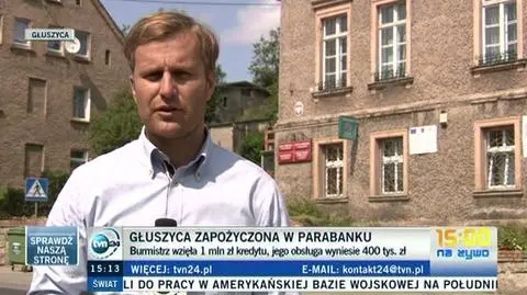 Burmistrz zapożyczyła miasto w parabanku