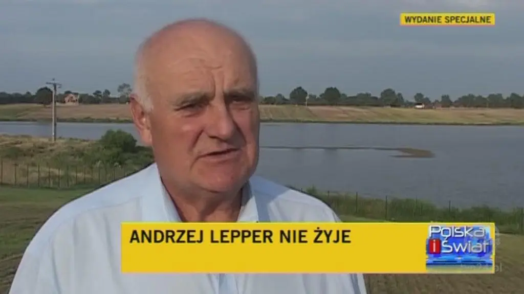 Były poseł Samoobrony Alferd Budner (TVN24)