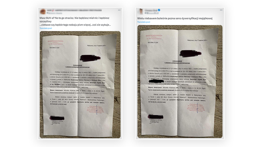 Opublikowane w sieci urzędowe pismo zaniepokoiło internautów