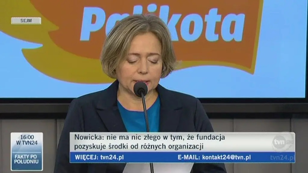 Całe oświadczenie Wandy Nowickiej