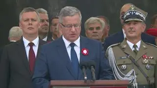 Całe przemówienie prezydenta Bronisława Komorowskiego